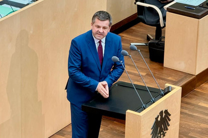 Ministerpräsident Sven Schulze im Bundesrat.