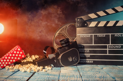 Utensilien zum Filmdrehen