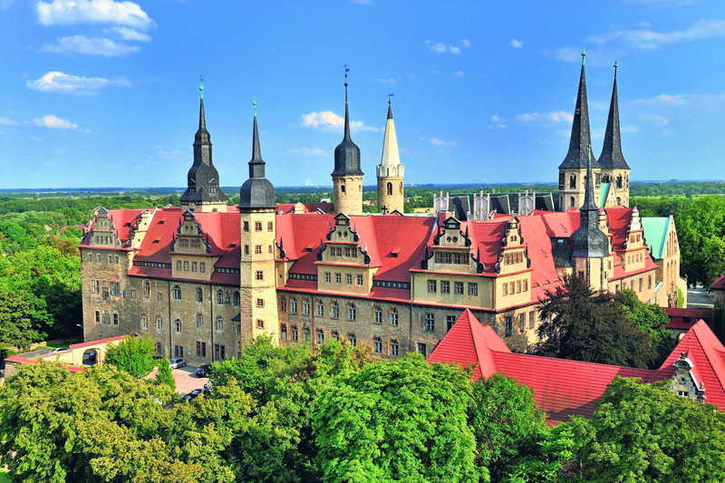 Das Bild zeigt das Schloss Merseburg.