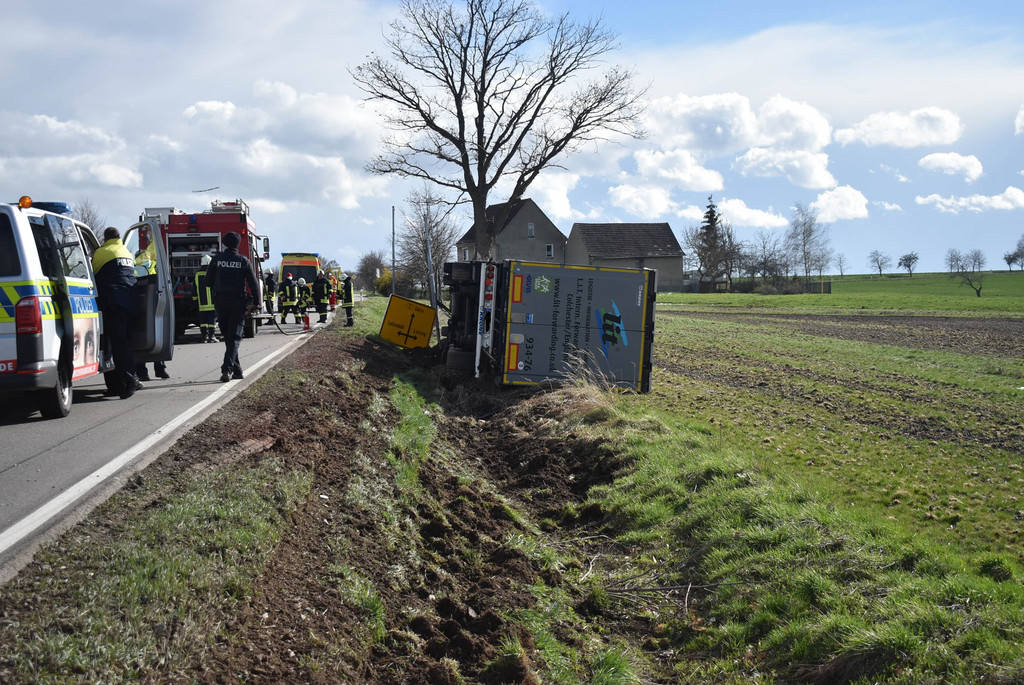 Unfall LKW PM 67 VU BLK