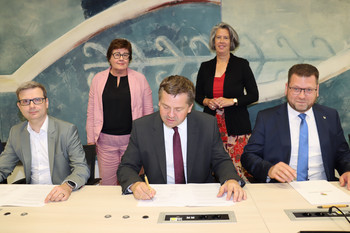 Unterchrift unter Initiative