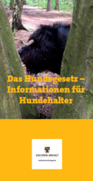 Titelbild: Flyer Das Hundegesetz – Informationen für Hundehalter