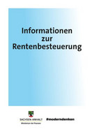 Titelbild: Auflage Juli 2024 • „Informationen zur Rentenbesteuerung“