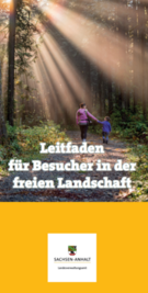 Titelbild: Flyer – Leitfaden für Besucher in der freien Landschaft