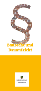 Titelbild: Flyer Baurecht und Bauaufsicht