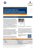 Titelbild: IQB-Bildungstrend 2021. Kompetenzen in den Fächern Deutsch und Mathematik am Ende der 4. Jahrgangsstufe