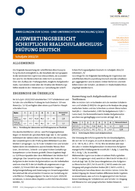 Titelbild: Auswertungsbericht Schriftliche Realschulabschlussprüfung Deutsch