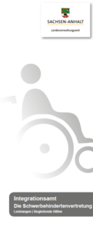 Titelbild: Flyer Schwerbehinderung – Leistung